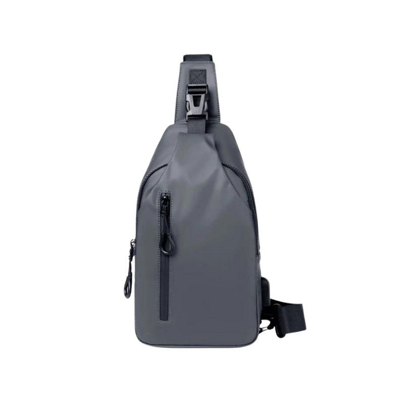 CarryEase – Waterproof Crossbody Bag with USB Port and Multiple Compartments