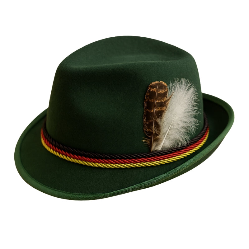 Lukas – Oktoberfest Hat with Classic Feather Decoration