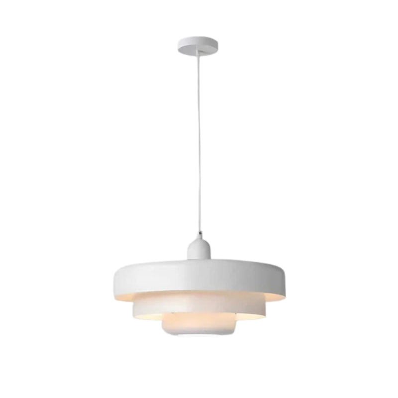 HaloNest – Modern Disc Pendanr Light with Adjustable Height for Cozy Ambiance