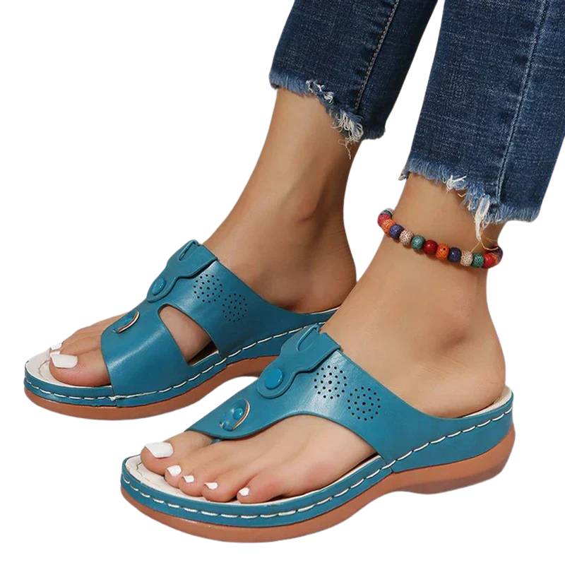 Grace – Stylish Sandals with Supportive Sole and Fashionable Leopard Print for Comfort