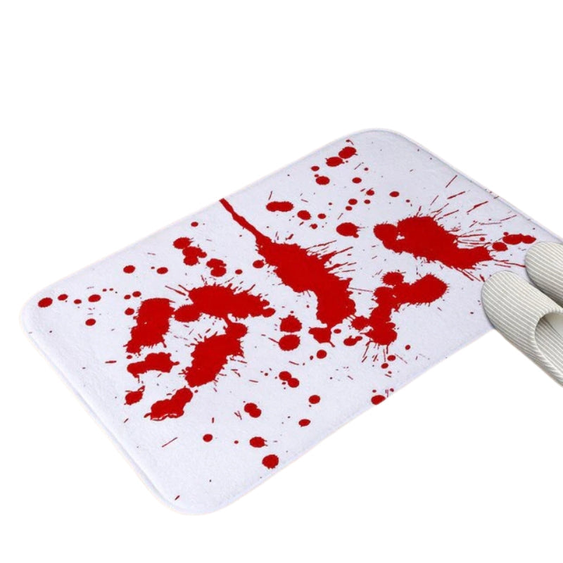 BloodPrint – Thermochromic Halloween Rug with Water-Activated Footprints