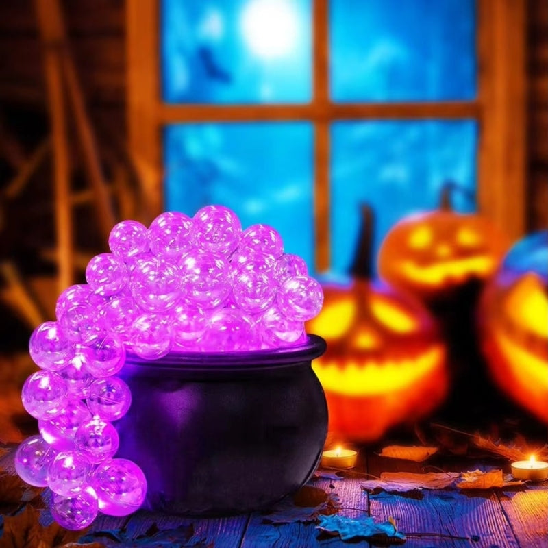 MysticBrew – Bubbling cauldron with LED lights for Halloween decoration