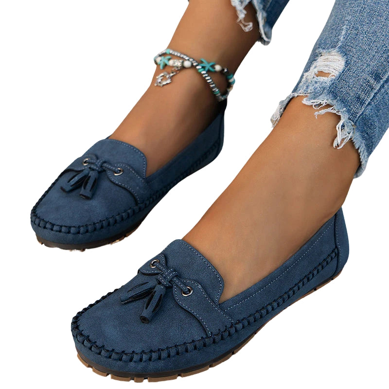 Carla – Flats sole shoes with Round Toe