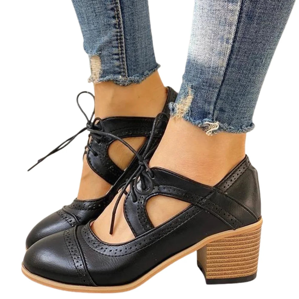 Sophia – Pointed Toe Heels with Suede Finish and Cushioned Insole