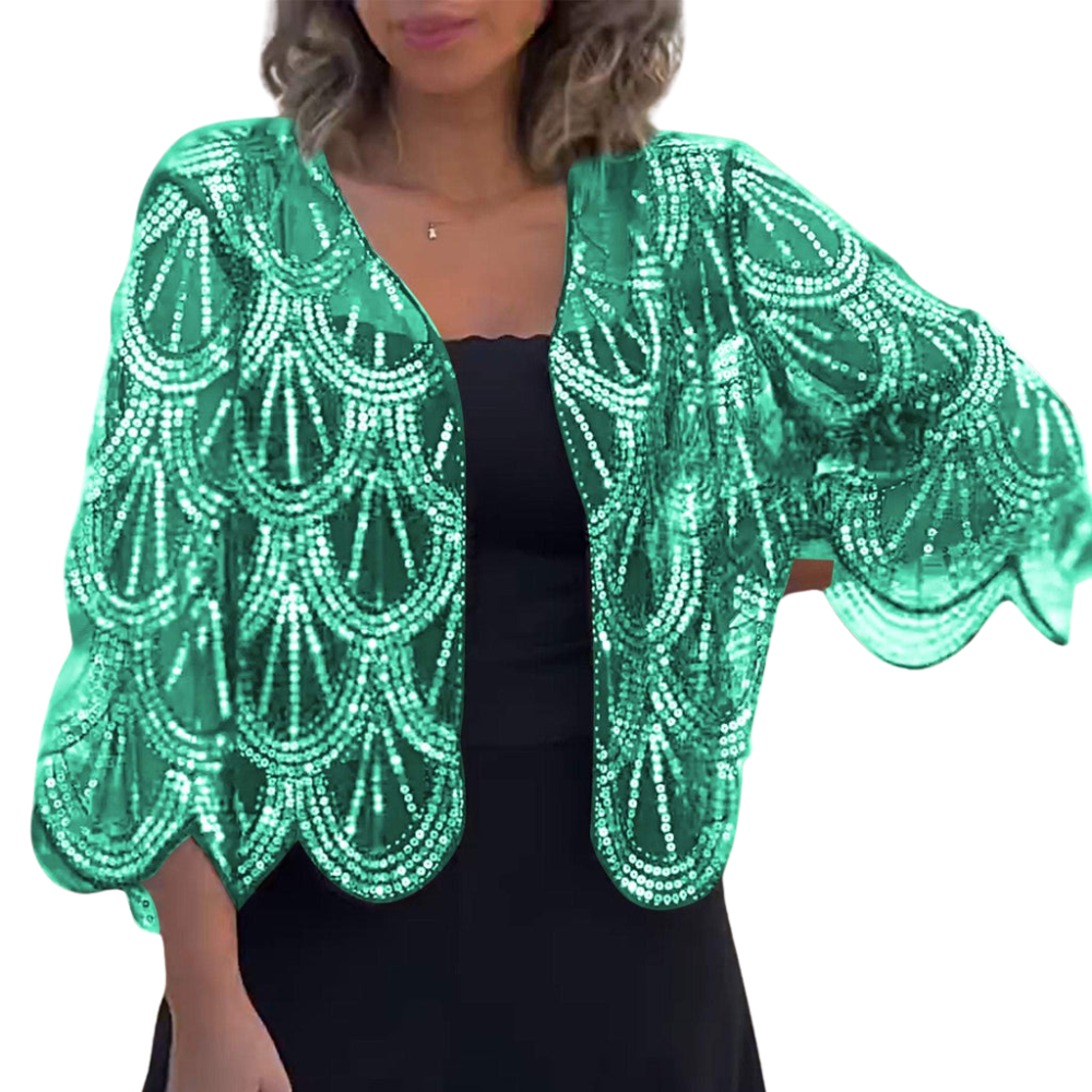 Johanna – Short Sleeve Open Front Cardigan with Relaxed Fit