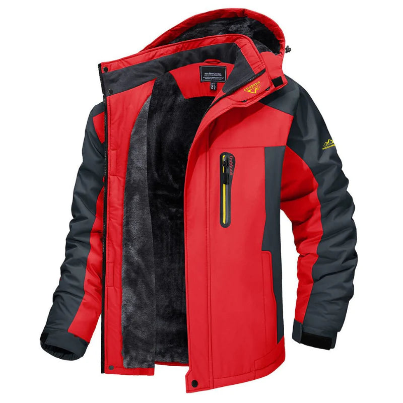 Jason – Waterproof Insulated Winter Jacket with Multiple Zipper Pockets