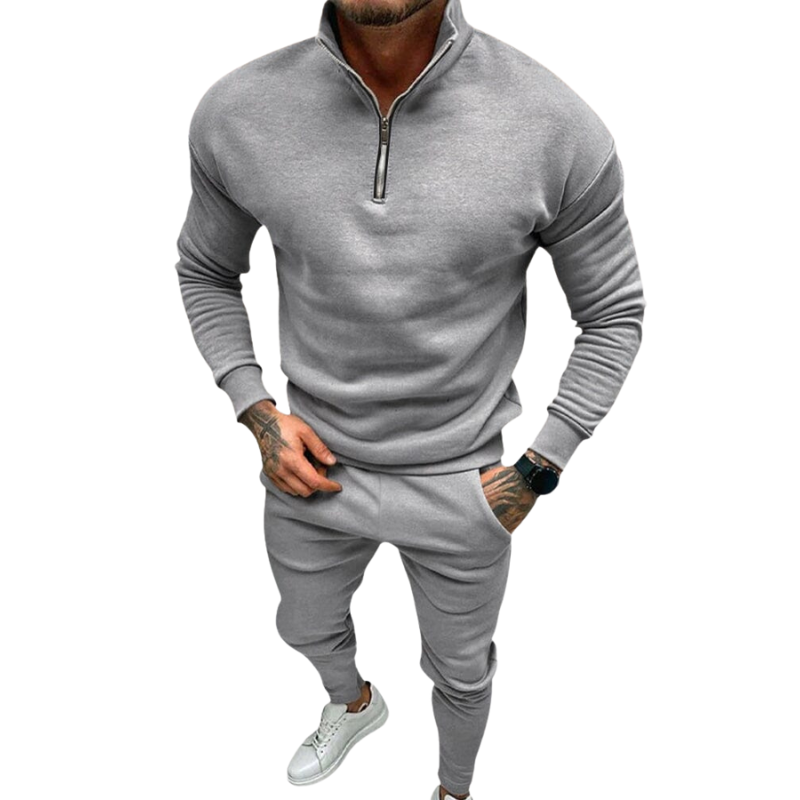Ralph - Casual Set With Half Zip And Elasticated Cuffs
