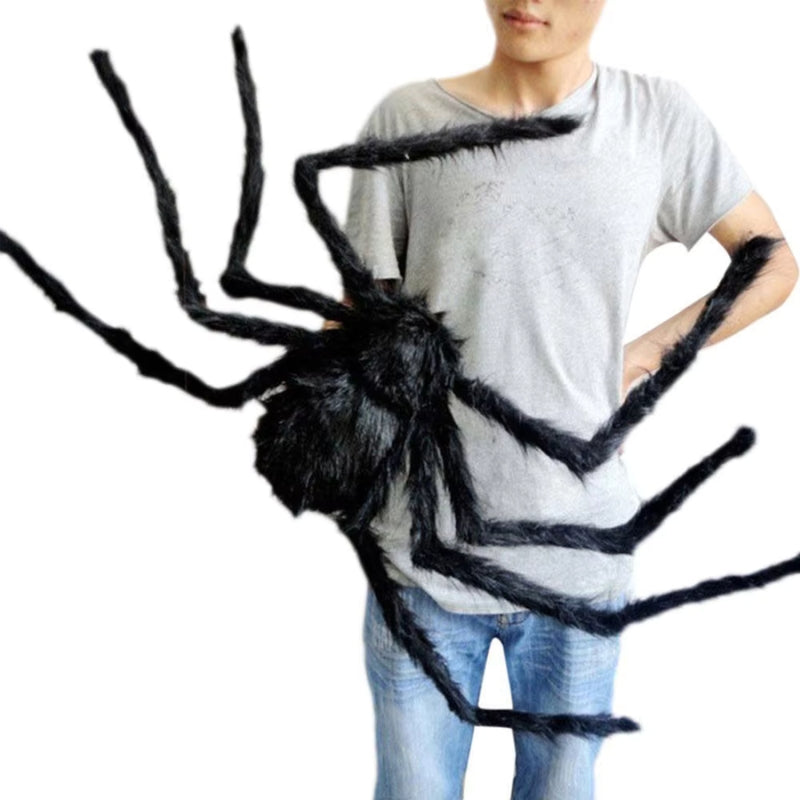 CreepNest – Giant Halloween Spider Set with Webs and Outdoor Accessories