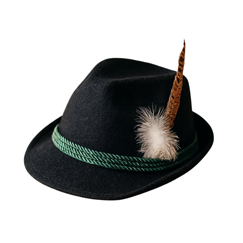 Lukas – Oktoberfest Hat with Classic Feather Decoration