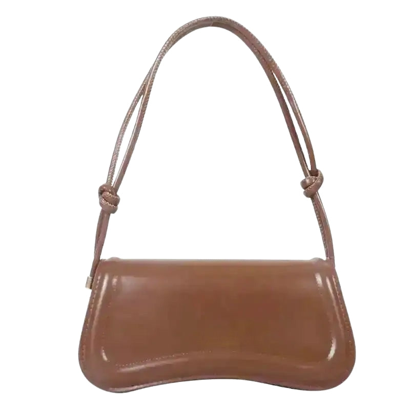 Yasmin - PU and Polyester Shoulder Bag with Adjustable Strap and Multiple Compartments
