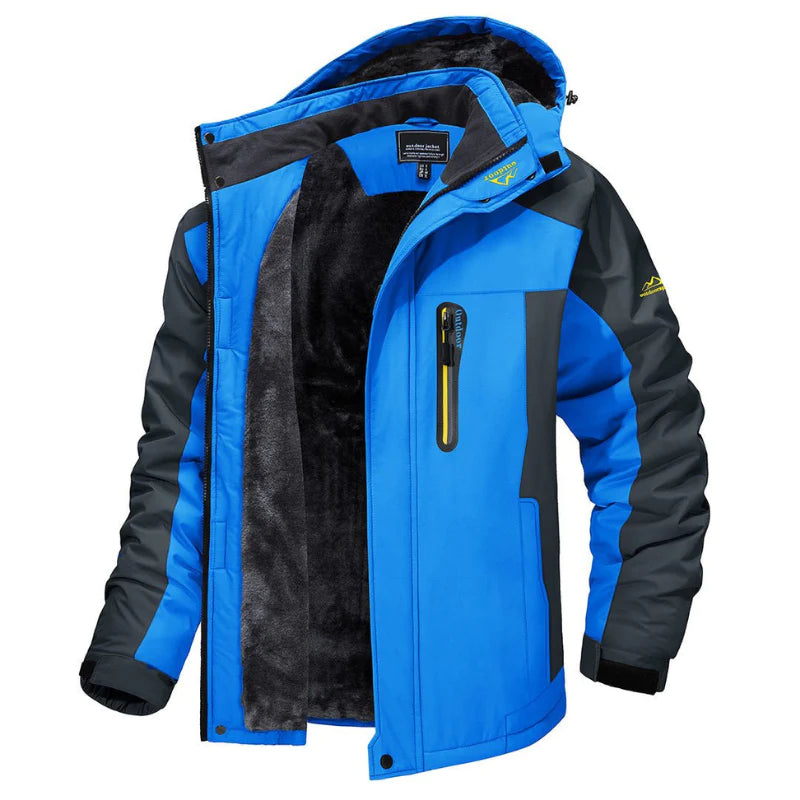 Jason – Waterproof Insulated Winter Jacket with Multiple Zipper Pockets