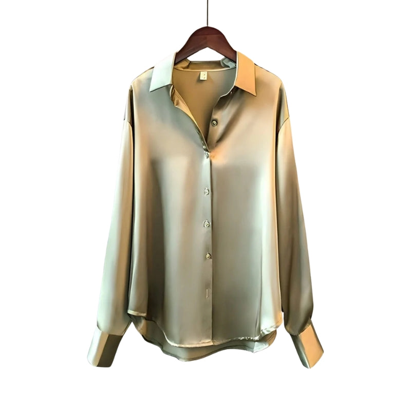 Selvia – Elegant Button Down Shirt With Long Sleeves and Comfortable Fit