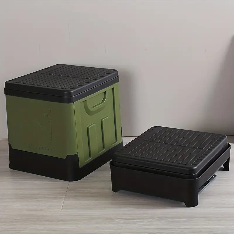 GoComfort – Portable Folding Toilet with Collapsible Odor-Reducing Storage