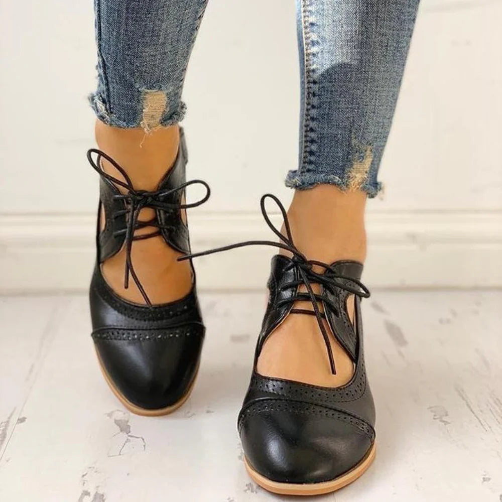 Sophia – Pointed Toe Heels with Suede Finish and Cushioned Insole