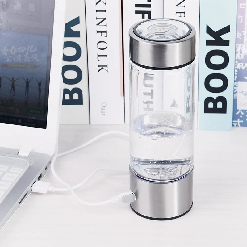 HydroBoost – 420ml Portable Electric Water Bottle