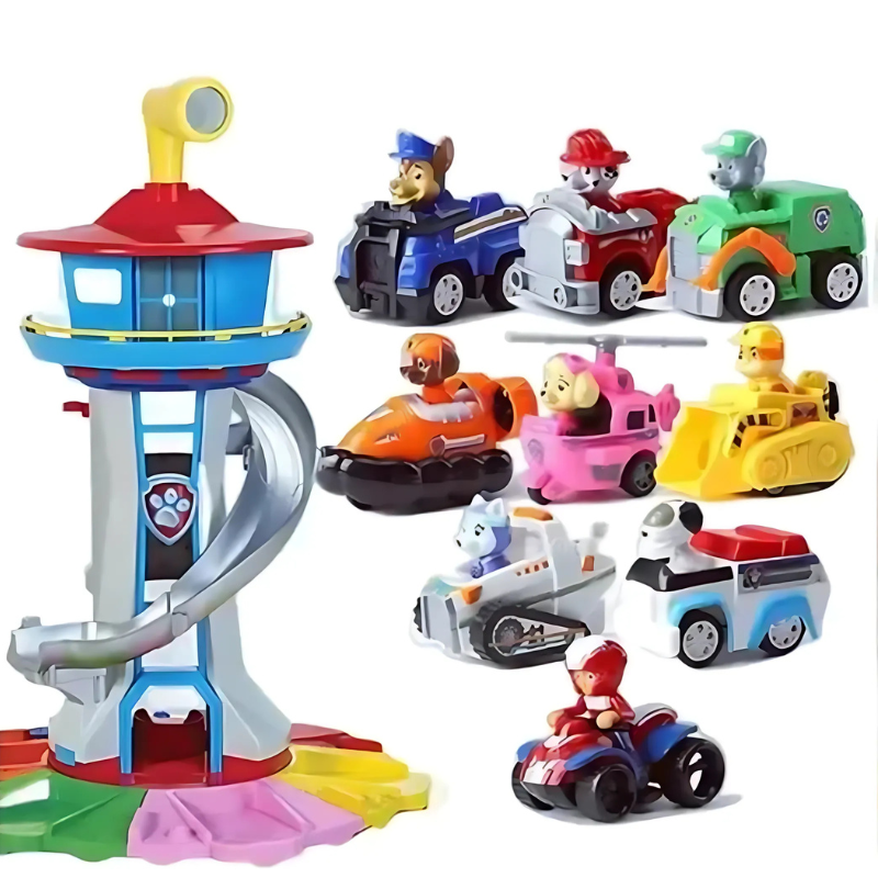 PlayNest - Adventure Tower Playset with Vehicles and Action Figures