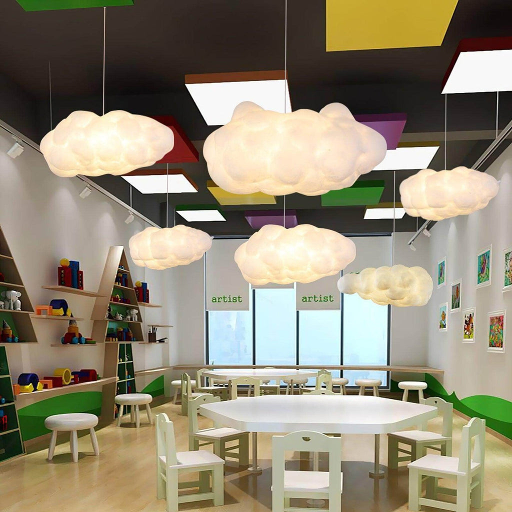 CloudGlow – Cloud-Shaped Pendant Lamp with Soft Diffused Light