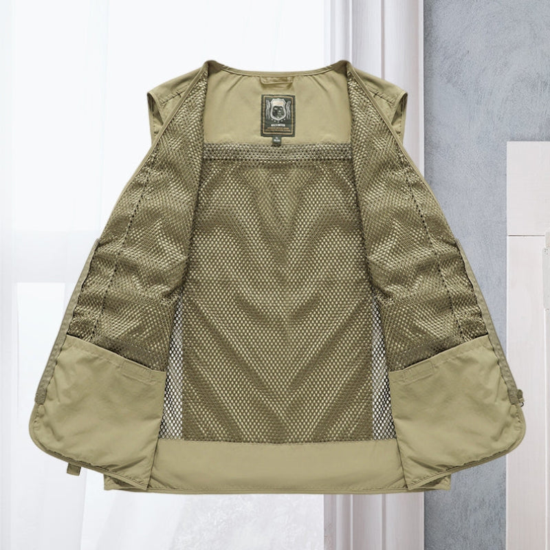Toby – Lightweight Outdoor Vest with Zipper and Functional Pockets