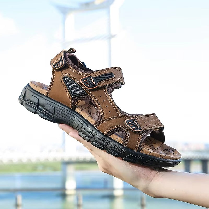 Matthew – Adjustable Open-Toe Sandals with Cushioned Sole