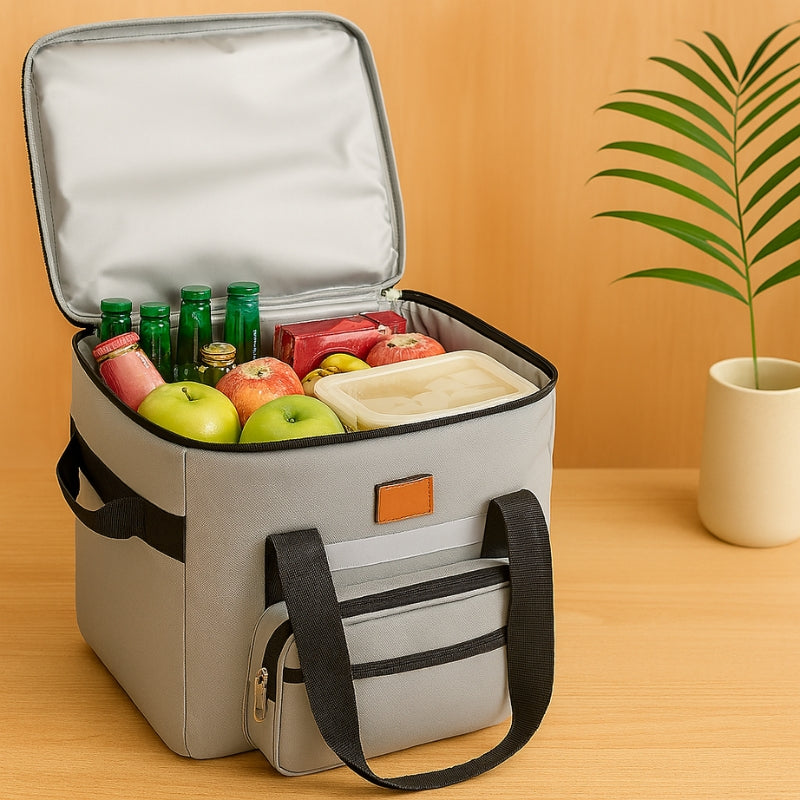 FrescoBag – Large Foldable Cooler Bag with Multiple Compartments