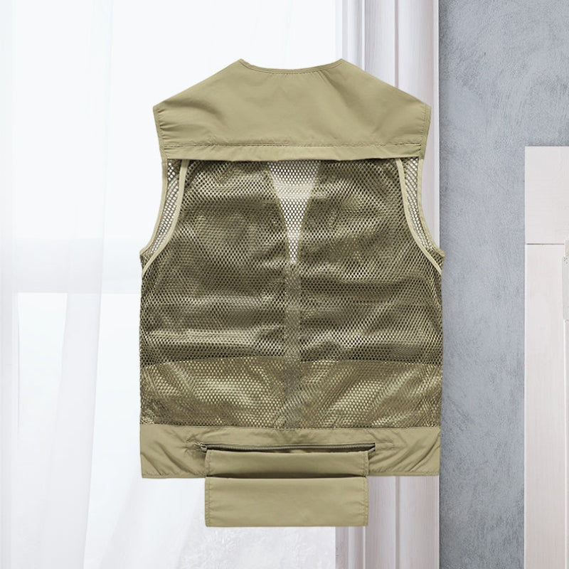 Toby – Lightweight Outdoor Vest with Zipper and Functional Pockets
