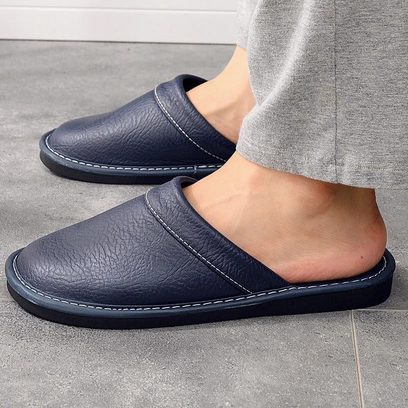 Helene – Flat Sole Slippers with Open Back