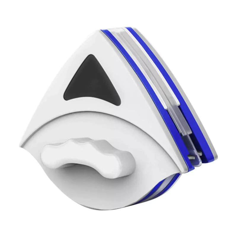 ClearGlide – Dual-Sided Magnetic Window Cleaner with Triangular Design and Safety Rope