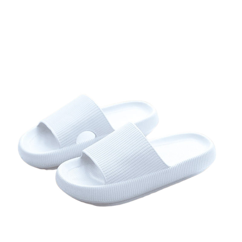 Lina – Open Slippers with Thick Flat Sole and Lightweight Design