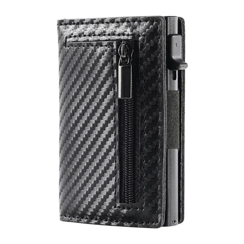 Lucas – Slim RFID Blocking Wallet with Quick Card Access and Zipper Pocket for Essentials