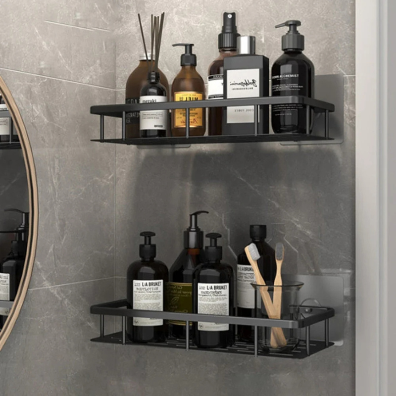 CornerNest – Bathroom Shelf with Drill-Free Installation and Water-Resistant Finish