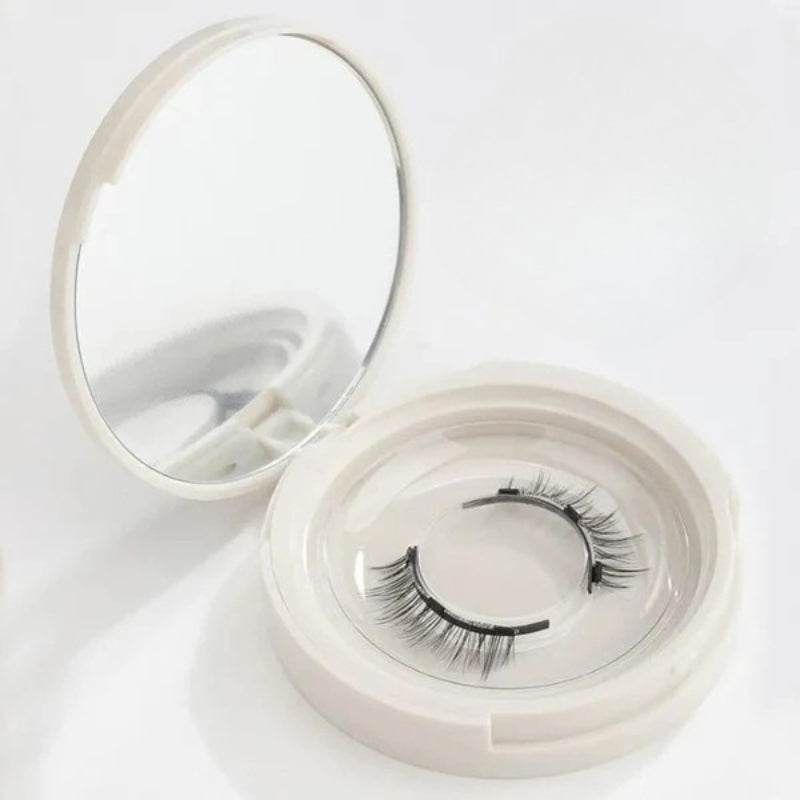 Amara – Handmade 3D Magnetic Lash Set with Voluminous Black Lashes and Magnetic Tweezers