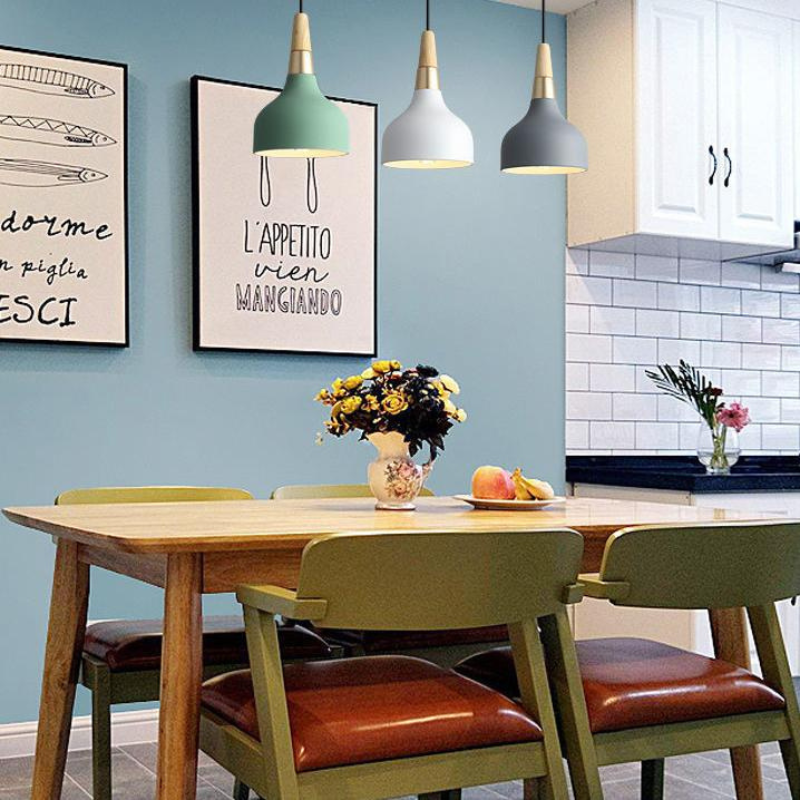 LumeArt – Modern Macaron Disc Pendant Lamp with Vibrant Colors