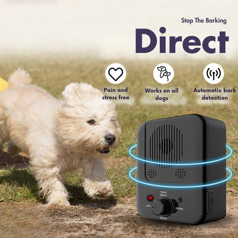 PawHush – USB Powered Bark Control Device with Safe Ultrasonic Sound Technology
