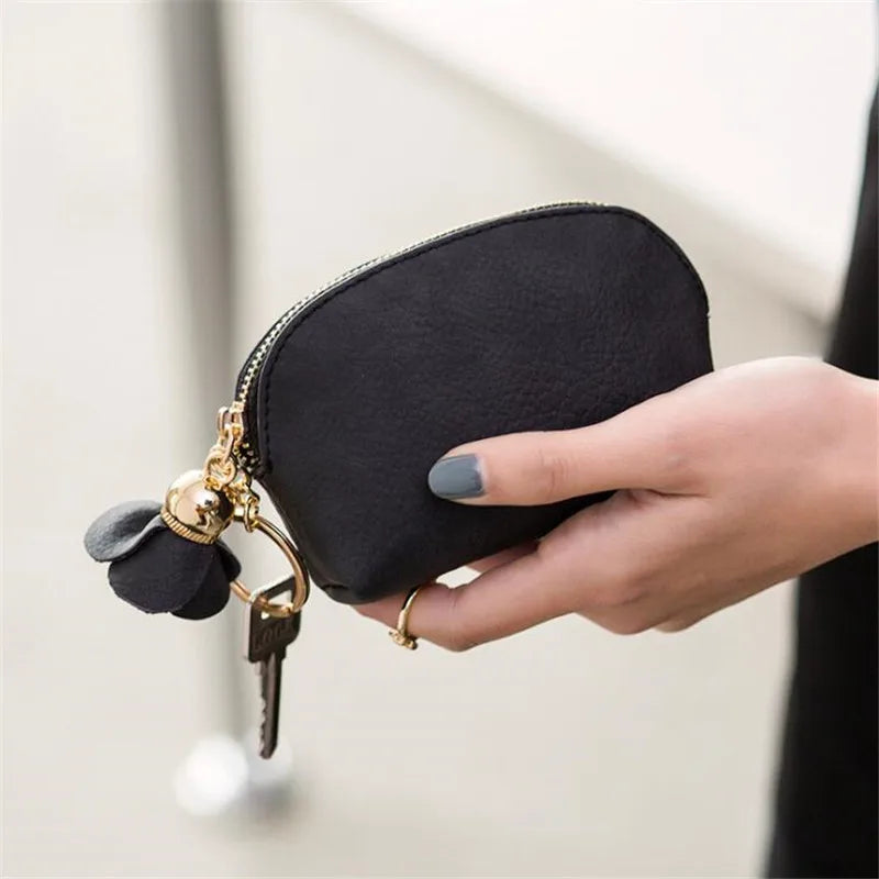 Elara - Mini Leather Handbag with Zipper