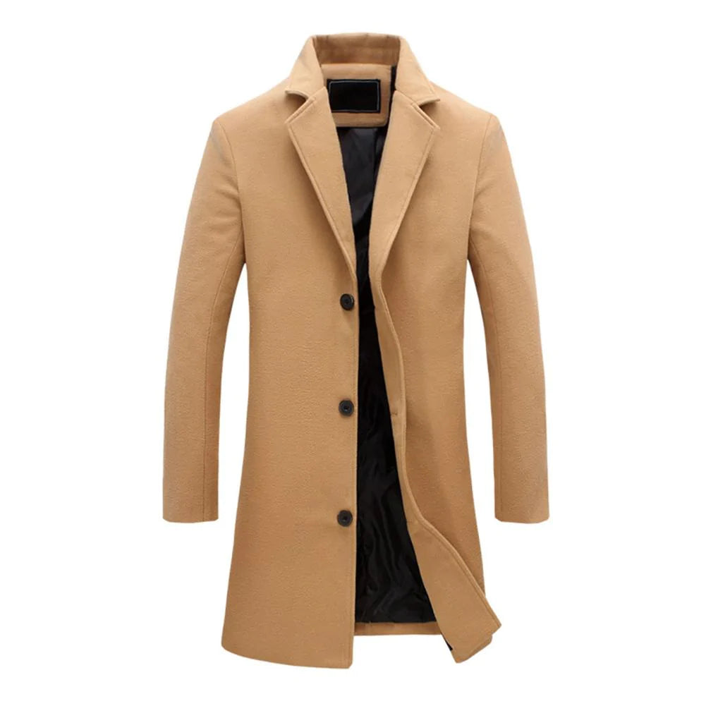 Josiah - Long Winter Jacket With Adjustable Cuffs