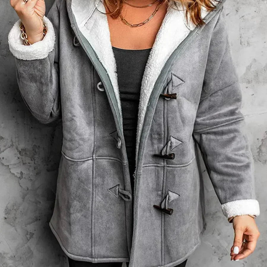 Selvia – Winter Jacket With Sherpa Fleece Lining and Hood