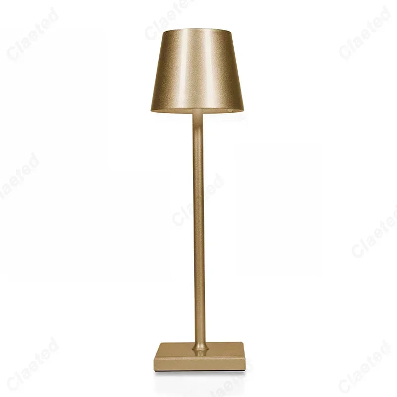 GlowLuxe – Rechargeable Table Lamp with Touch Dimming and Portable Design