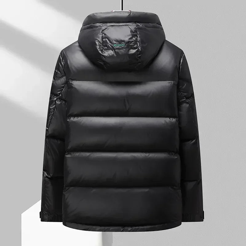 Orvion – Hooded Down Jacket With Extended Length