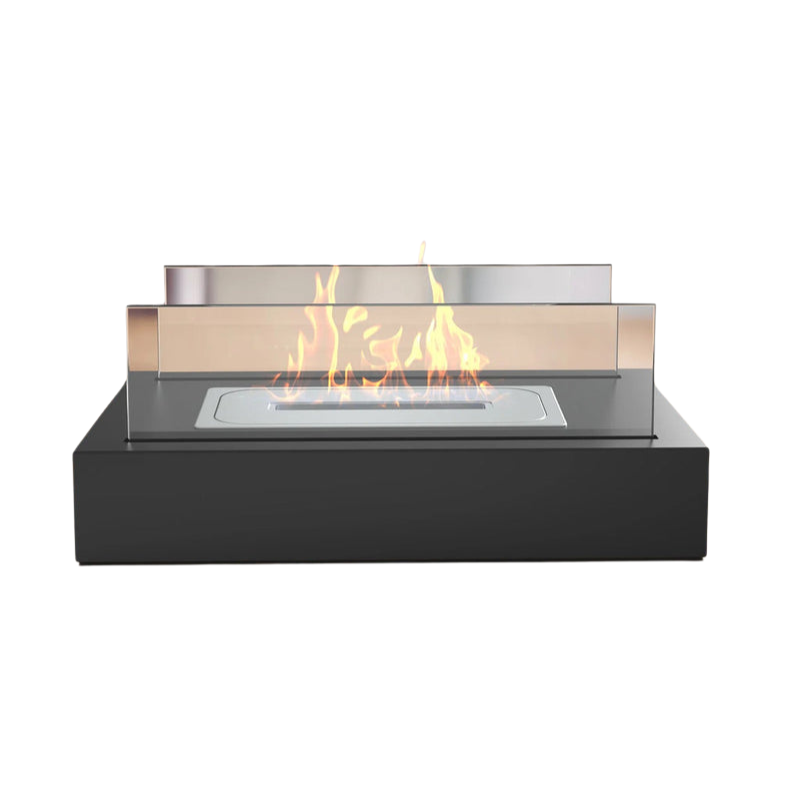 HearthLite – Stylish Portable Outdoor Wood Stove with Smoke-Reducing Glass Panels