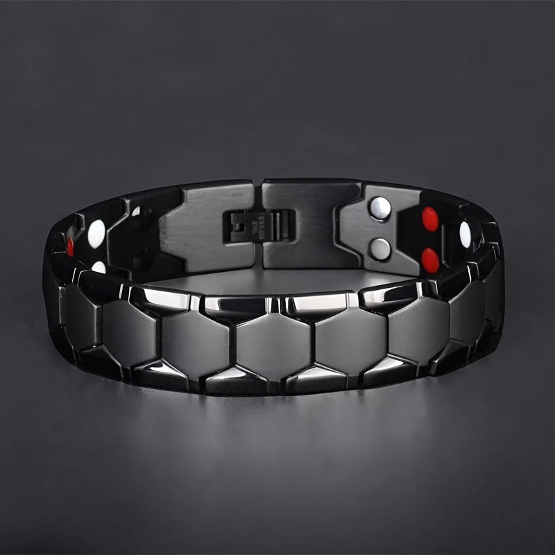 Darius – Bracelet With Titanium Steel and Adjustable Link Closure