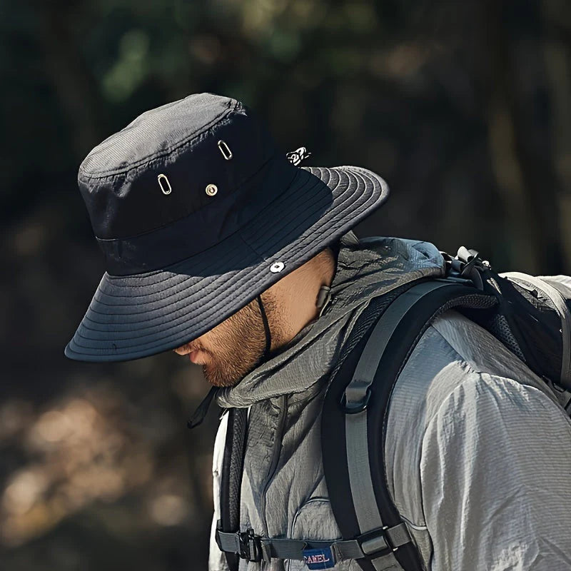 Tobias – Sun Hat With Polyester Fabric and Ventilation Panels