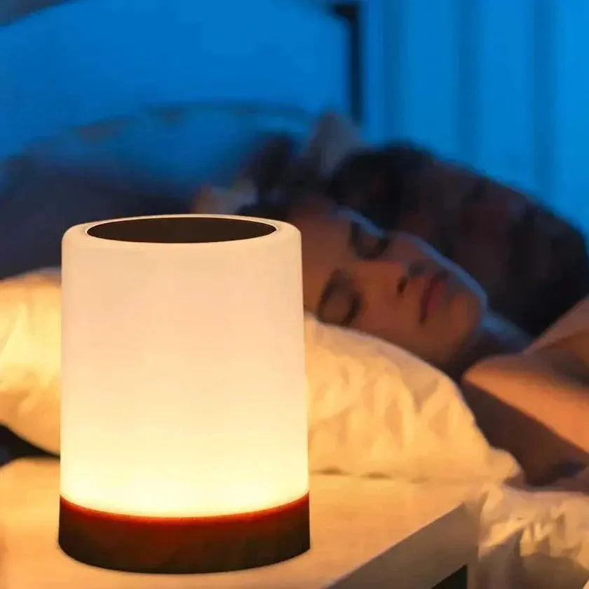 GlowPod – Rechargeable Touch Lamp with Adjustable Brightness and Sleek Rounded Design