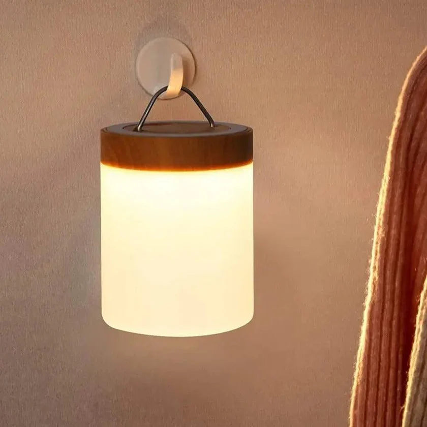 GlowPod – Rechargeable Touch Lamp with Adjustable Brightness and Sleek Rounded Design