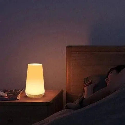 GlowPod – Rechargeable Touch Lamp with Adjustable Brightness and Sleek Rounded Design