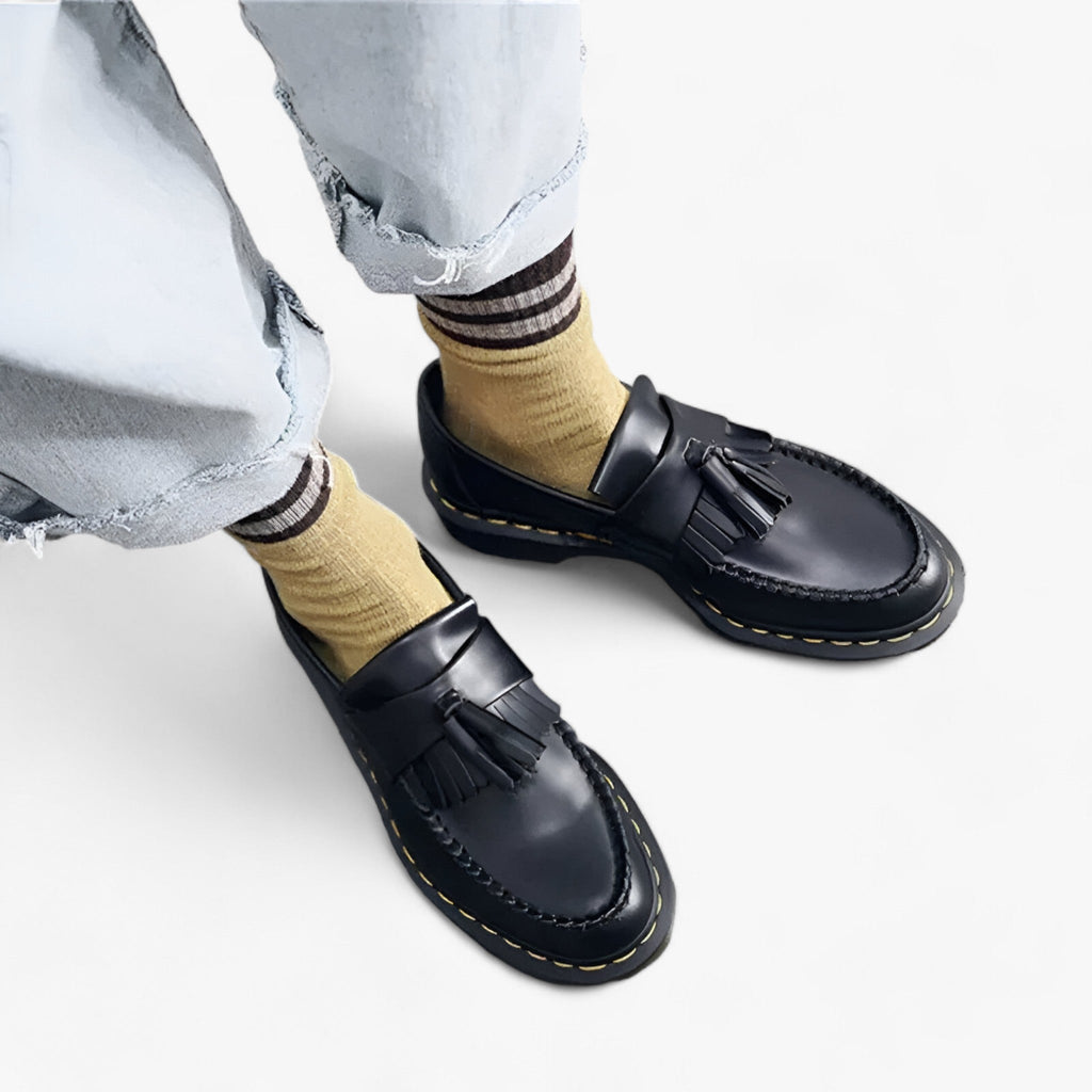 Lior – Slip-On Shoes with Tassel Non-Slip Sole and Round Toe