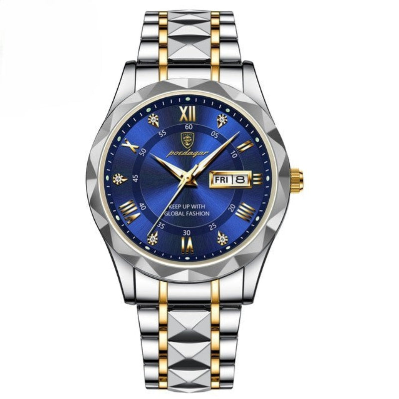 Adrian – Men’s Watch with Waterproof Build and Luminous Display