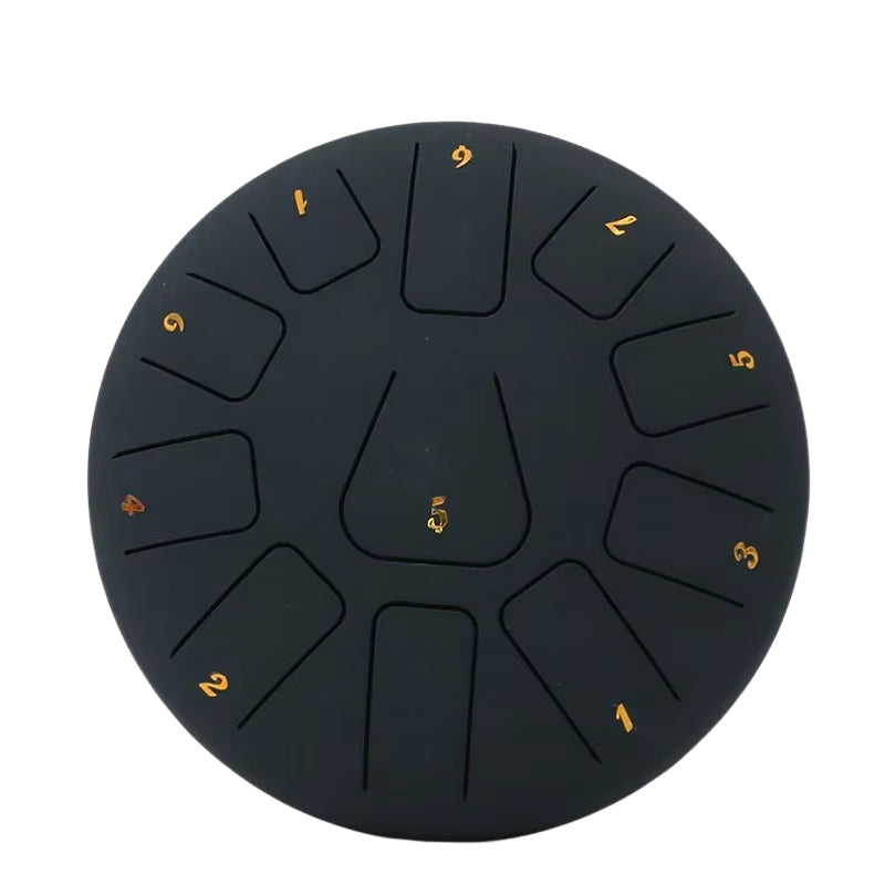 ToneEase – Steel Hand Pan Drum with Multi-Tone Layout and Accessories