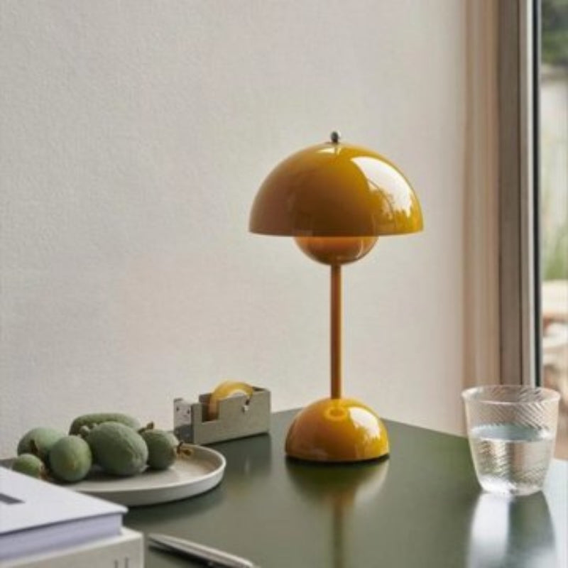 LumiDome – Mushroom Table Lamp with Touch Control and Rechargeable Design
