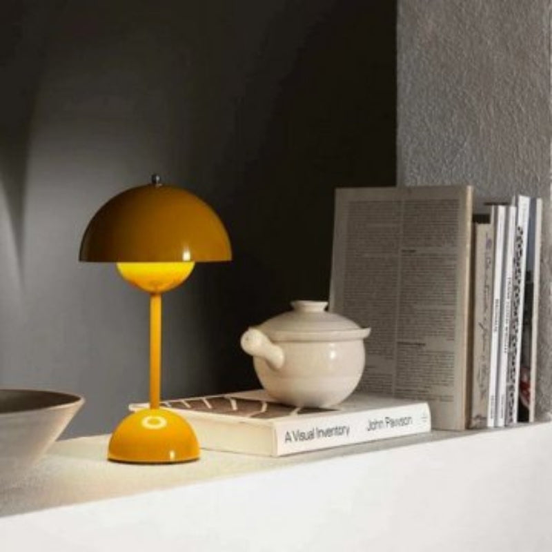 LumiDome – Mushroom Table Lamp with Touch Control and Rechargeable Design