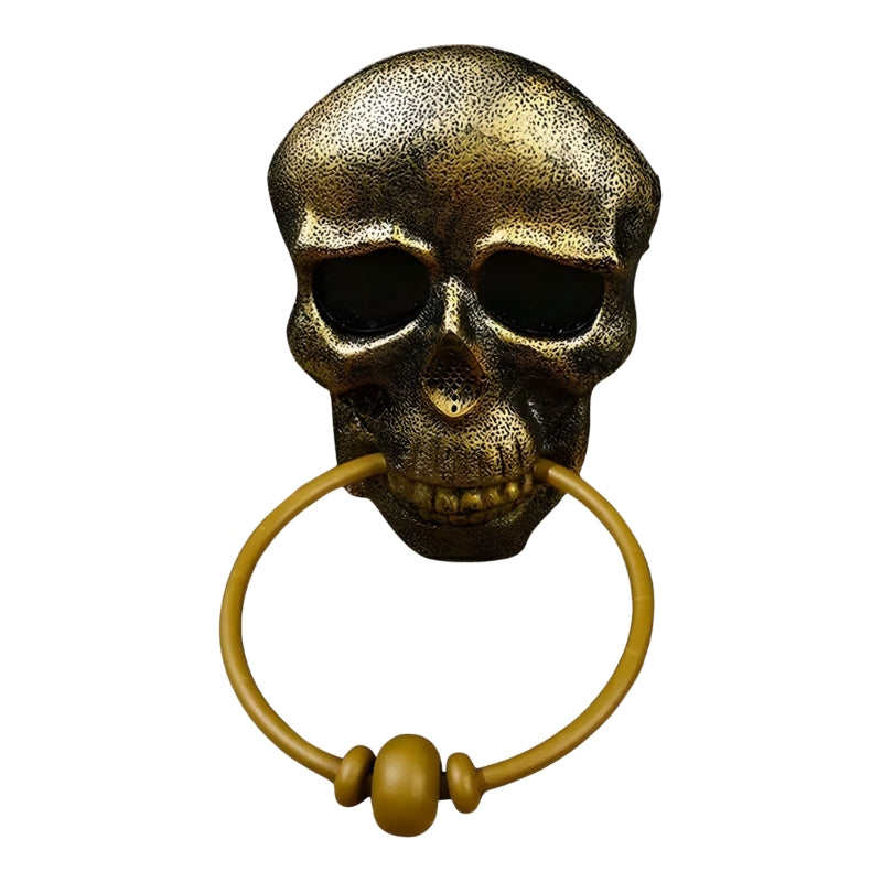 BoneForge - Skull Door Knocker With LED Eyes And Sound Effects